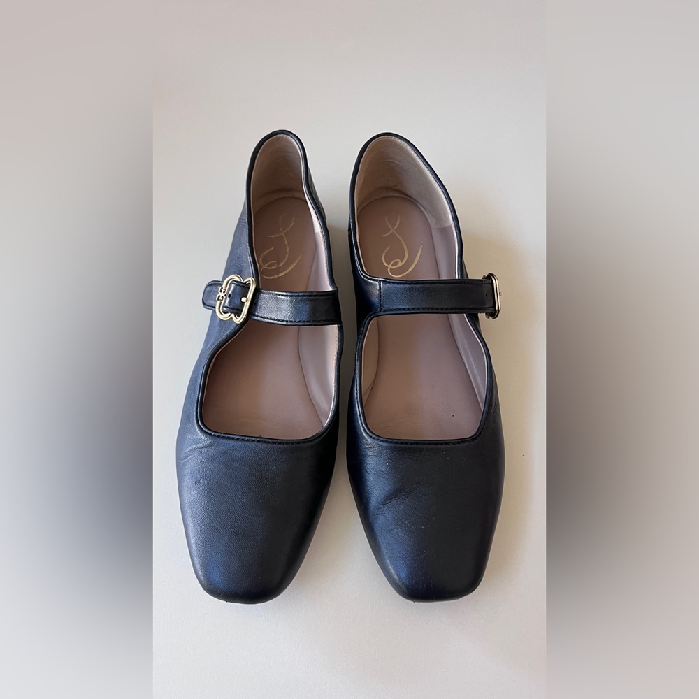 Sam Edelman Black Mary Jane Flats